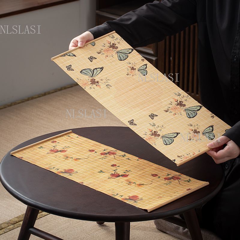 Table Runner - Chemin de table en bambou, motif