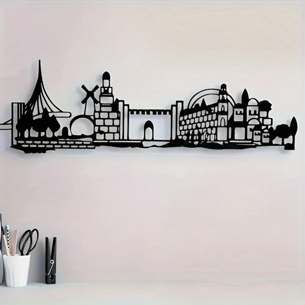 Wall Art - CIFBUY Décoration murale en fer, silhouette