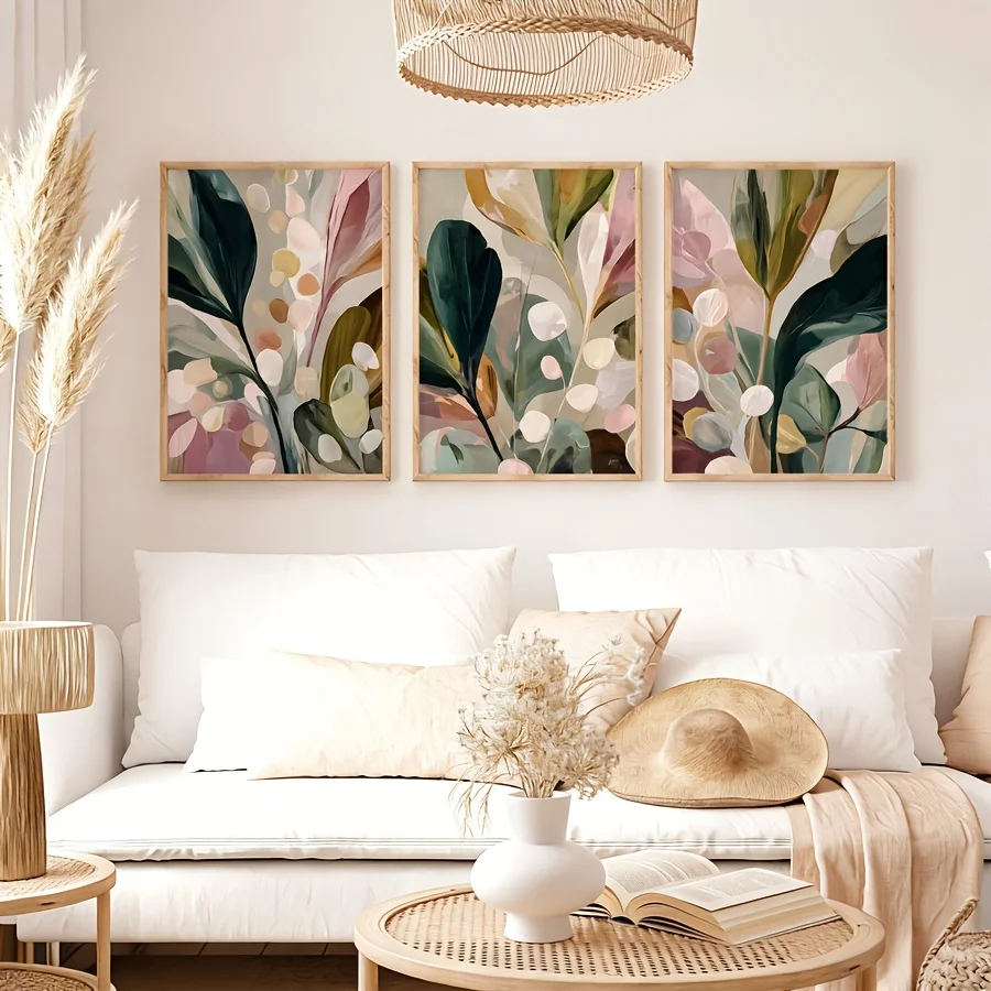 Grand format, ensemble de 3 pi - Abstract Canvas Set avis et prix