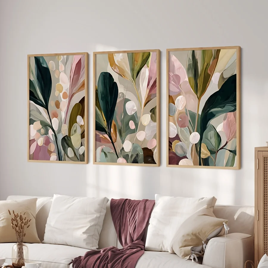 Grand format, ensemble de 3 pi - Abstract Canvas Set avis et prix