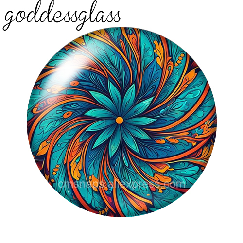 Motifs colorés en spirale, fle - Vase Decor avis et prix