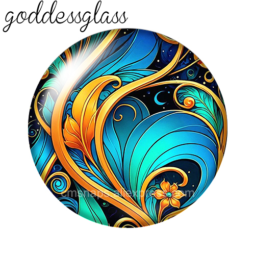 Motifs colorés en spirale, fle - Vase Decor avis et prix