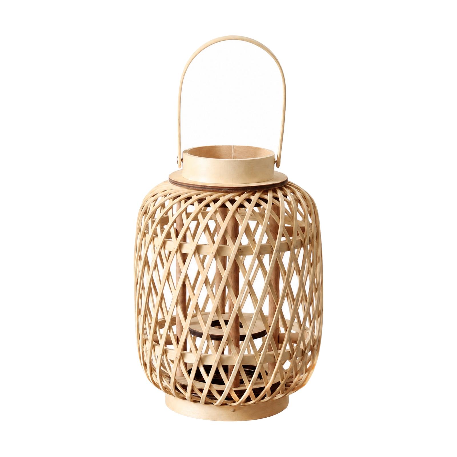 Porte-lanterne en bambou pour  - Candle Holder Decor avis et prix