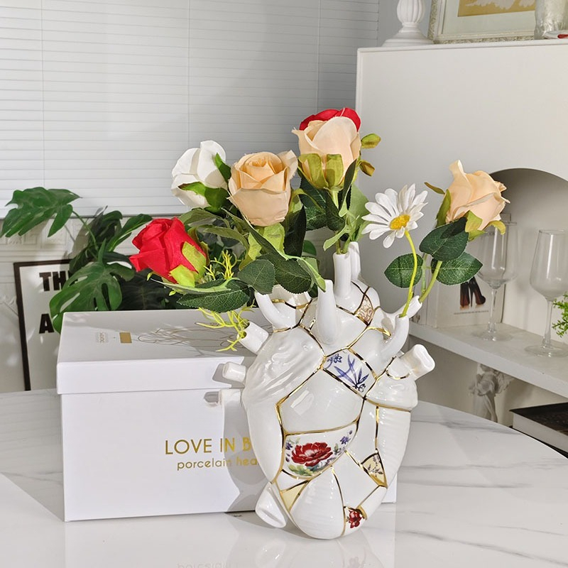 Vase en forme de cœur pour sal - Vase Decor avis et prix