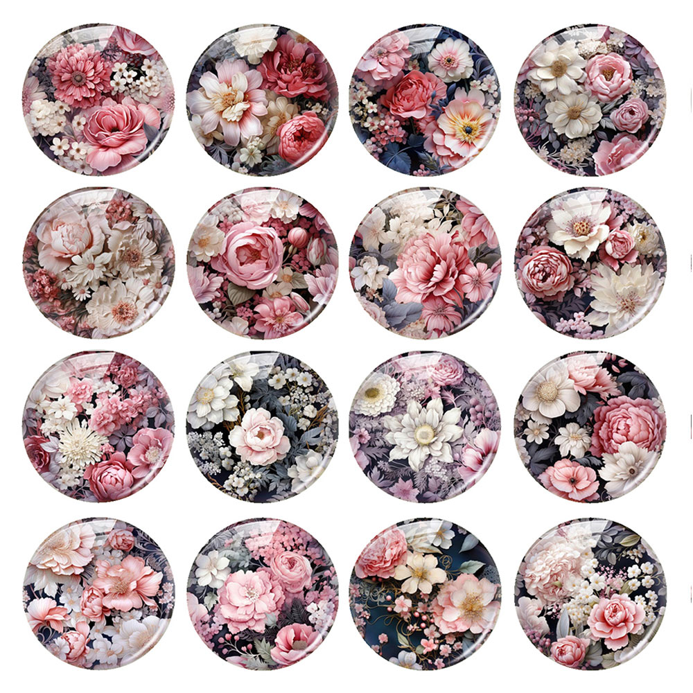 Cabochons en verre à dos plat, - Vase Decor avis et prix
