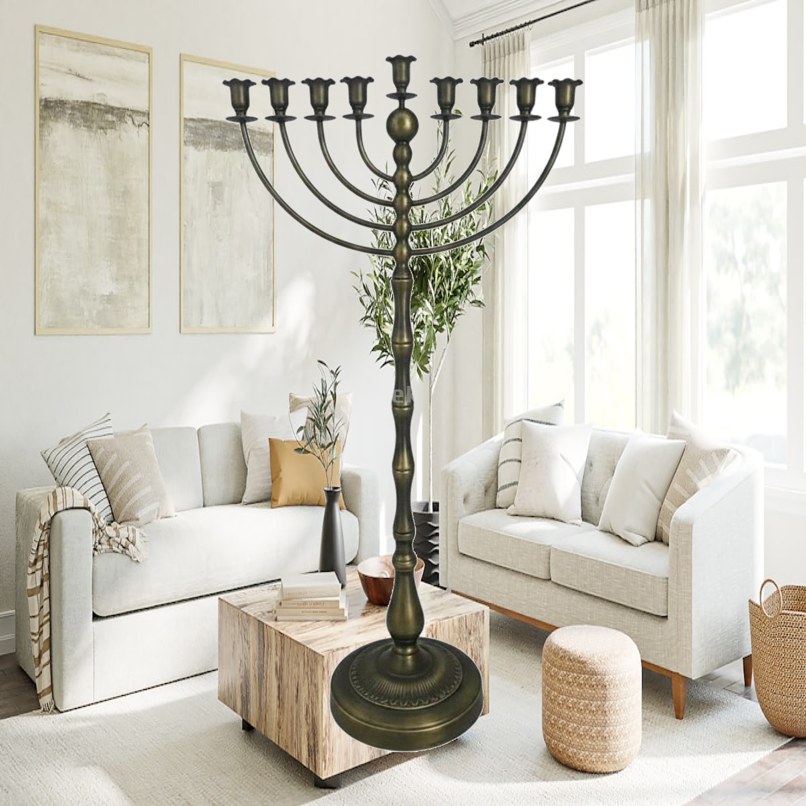 Grand chandelier en bronze sur - Candle Holder Decor avis et prix