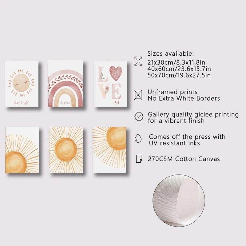 Ensemble de 3 tableaux sur toi - Abstract Canvas Set avis et prix