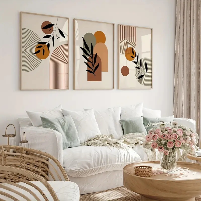 Lot de 3 affiches abstraites g - Abstract Canvas Set avis et prix